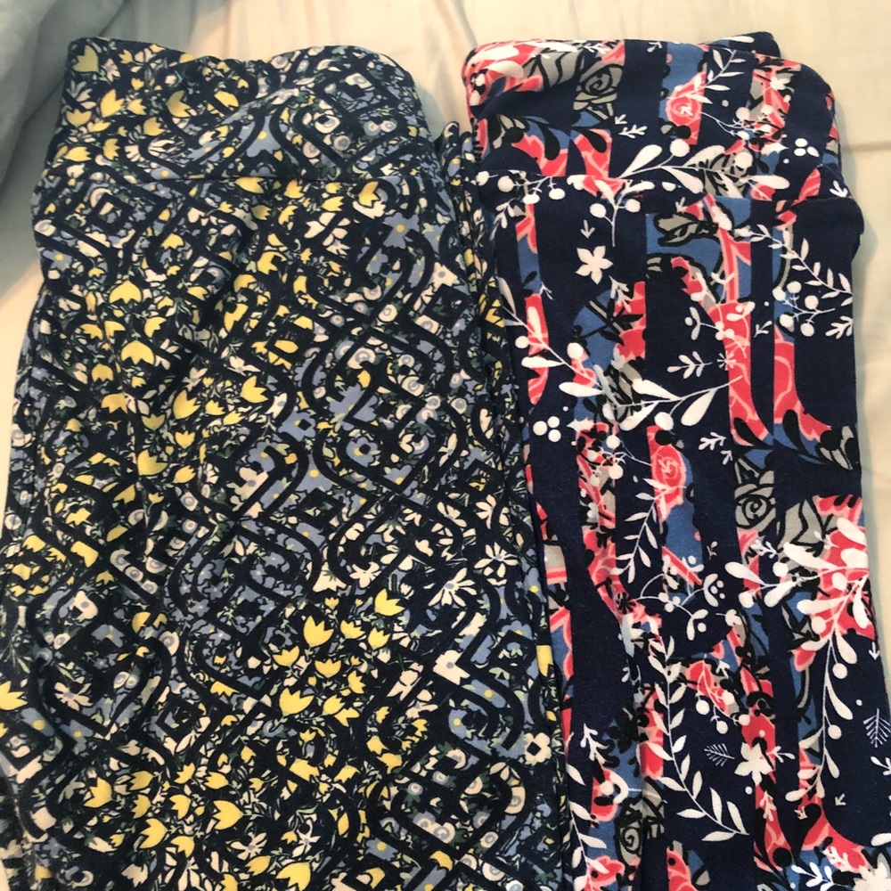 Two pair of Lularoe leggings
